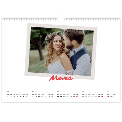 Fotokalender A3 — Signert trykk [Mars]