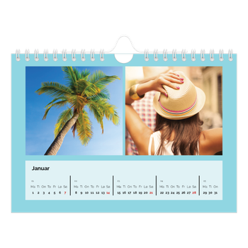 Fotokalender A5 — Skarpe farger