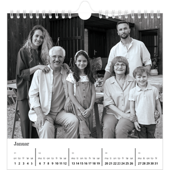 Fotokalender Kvadratisk — Bilder i fokus