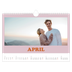 Fotokalender A4 — Retro rammer [April]