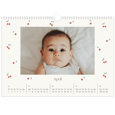 Fotokalender A3 — Kirsebærlykke [April]