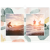 Fotokalender A3 — Akvarellformer [kalender-forside]