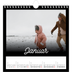 Månedskalender kvadratisk — Sort minimalisme [Januar]
