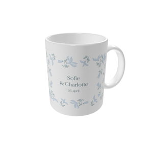 Kopp med bilde — Elegant blomstret