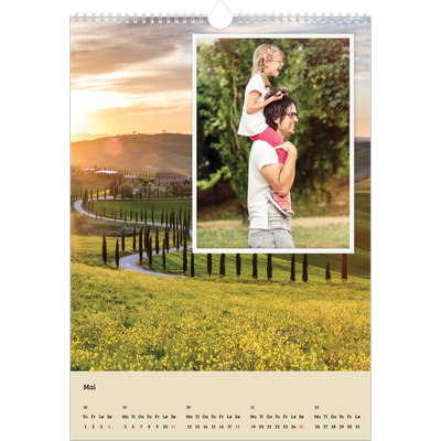 A3 Månedskalender — Fire årstider [kalender-forside]