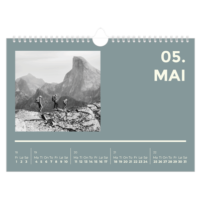 Fotokalender A4 — Moderne og dristig [kalender-forside]