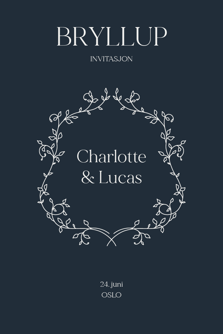 Invitasjoner — Destinasjon eleganse