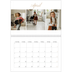 Fotokalender A4 dobbel (30 x 40 cm) — Elegant kalender [April]