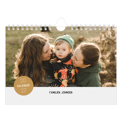 Fotokalender A5 — Fotoklistremerke [kalender-forside]