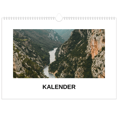 Fotokalender A3 — Enkelt bilde [kalender-forside]