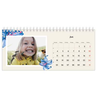 Bordkalendere — Malte blomster [kalender-forside]
