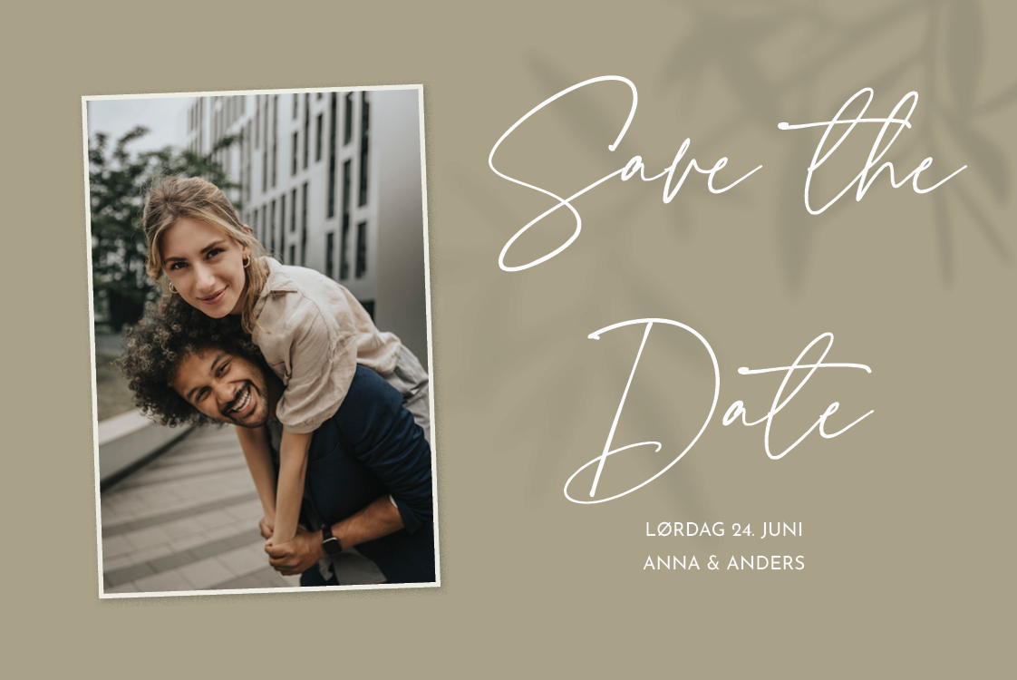 Save the date — Øyeblikksbilder