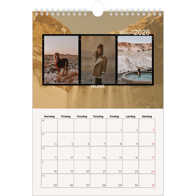 Fotokalender A4 (20 x 30 cm) — Eventyrlyst [kalender-forside]