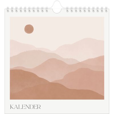 Månedskalender kvadratisk — Velvære-sitater [kalender-forside]