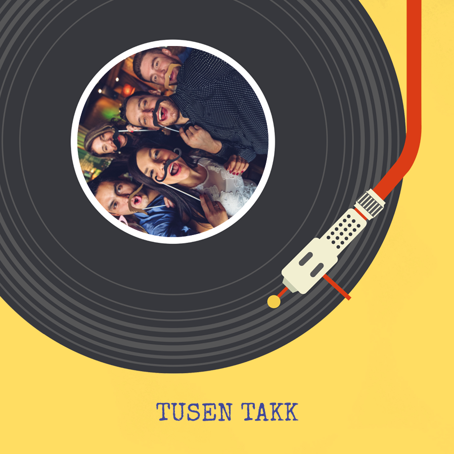 Takkekort — 80-tallsfest