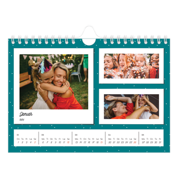 Fotokalender A5 — Fargerike minner