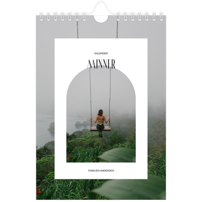 Fotokalender A5 — Den åpne buen [kalender-forside]