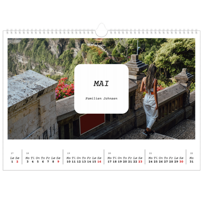 Fotokalender A3 — Den fulle historien [Mai]