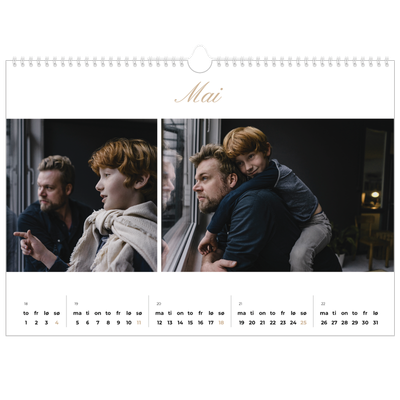 Fotokalender A3 — Elegant kalender [kalender-forside]