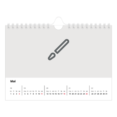 Fotokalender A5 — Design selv [kalender-forside]