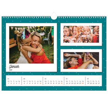 Fotokalender A3 — Fargerike minner