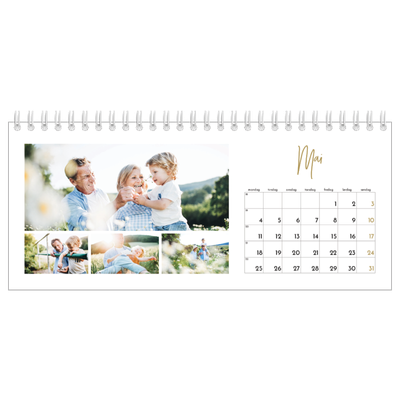 Bordkalendere — Håndskrevet måned [kalender-forside]