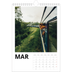 Fotokalender A4 (20 x 30 cm) — Hvit kalender [Mars]