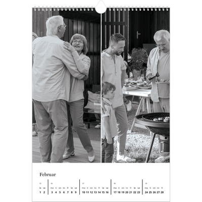 A3 Månedskalender — Bilder i fokus [Februar]
