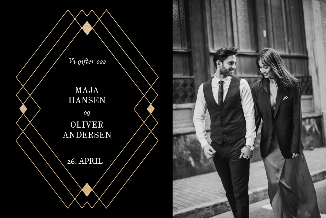 Invitasjoner — Art Deco