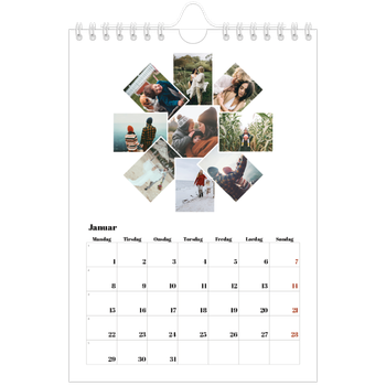 Fotokalender A5 — Collage shapes