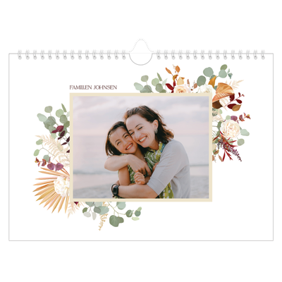 Fotokalender A4 — Bohemsk stil [kalender-forside]