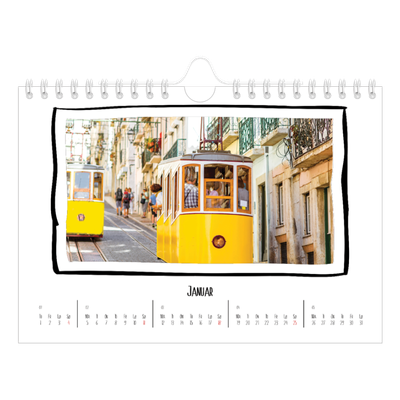 Fotokalender A5 — Albumøyeblikk [Januar]