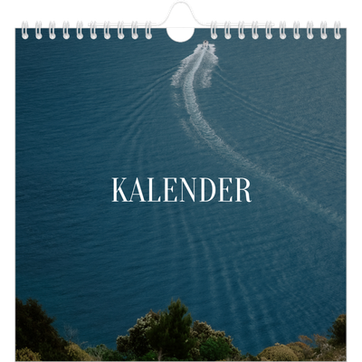 Månedskalender kvadratisk — Endeløs flukt [kalender-forside]