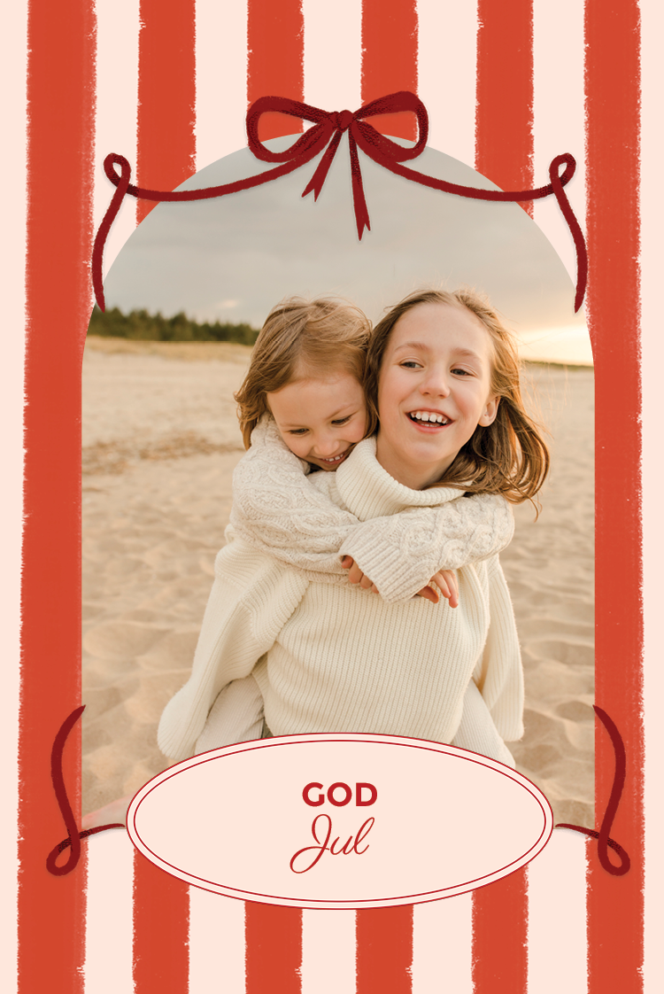 Fotokort — Sløyfer og striper