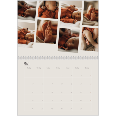 Fotokalender A4 dobbel (30 x 40 cm) — Bilder i bevegelse [kalender-forside]