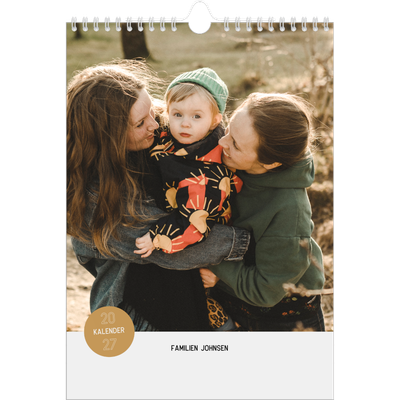 Fotokalender A4 (20 x 30 cm) — Fotoklistremerke [kalender-forside]