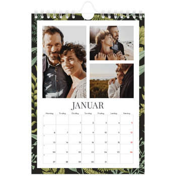 Fotokalender A5 — Blomstrende bakgrunner