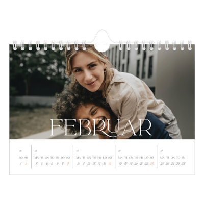 Fotokalender A5 — Store bilder [Februar]