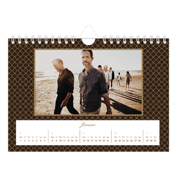 Fotokalender A5 — Geometrisk mønster