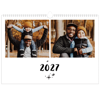 Fotokalender A3 — Håndskrevet [kalender-forside]