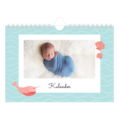 Fotokalender A5 — Søte dyr [kalender-forside]