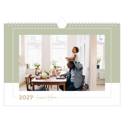Fotokalender A4 — Kalender i jordfarger [kalender-forside]