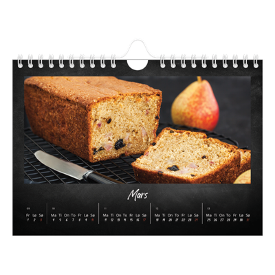 Fotokalender A5 — Tavle bakgrunn [Mars]