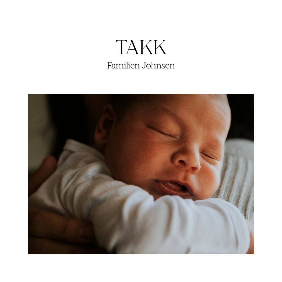 Takkekort — Lille venn