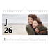 Fotokalender A5 — Bokstav og tall [Januar]