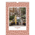 Fotokalender A4 (20 x 30 cm) — Blomstermønster [kalender-forside]
