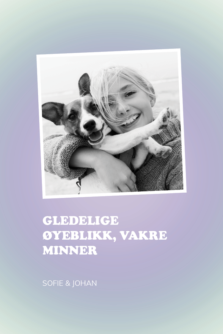 Fotokort — Lilla glede