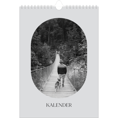 Fotokalender A4 (20 x 30 cm) — Den åpne veien [kalender-forside]
