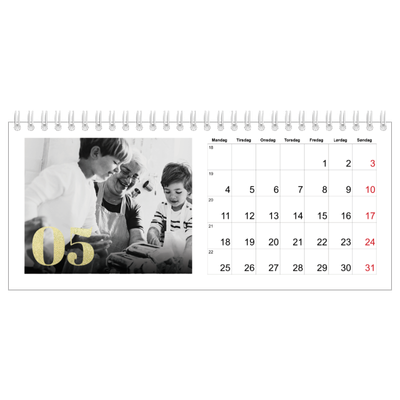 Bordkalendere — Glitter tall [kalender-forside]