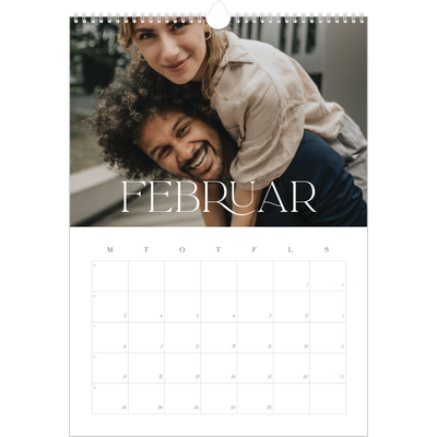 A3 Månedskalender — Store bilder [Februar]